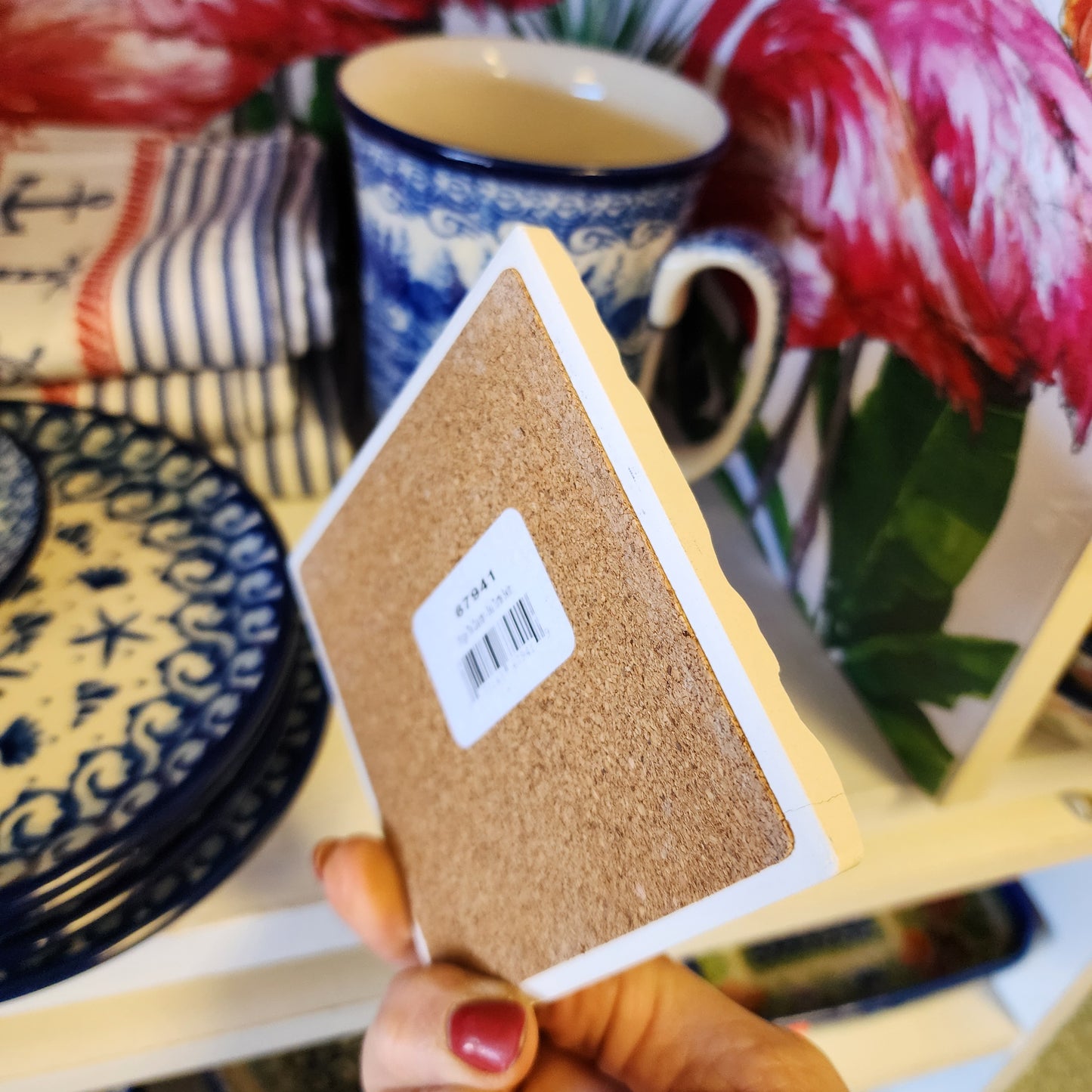 (Copy) Thirsty StoneCoaster ~ Turtle **NOT Polish Pottery