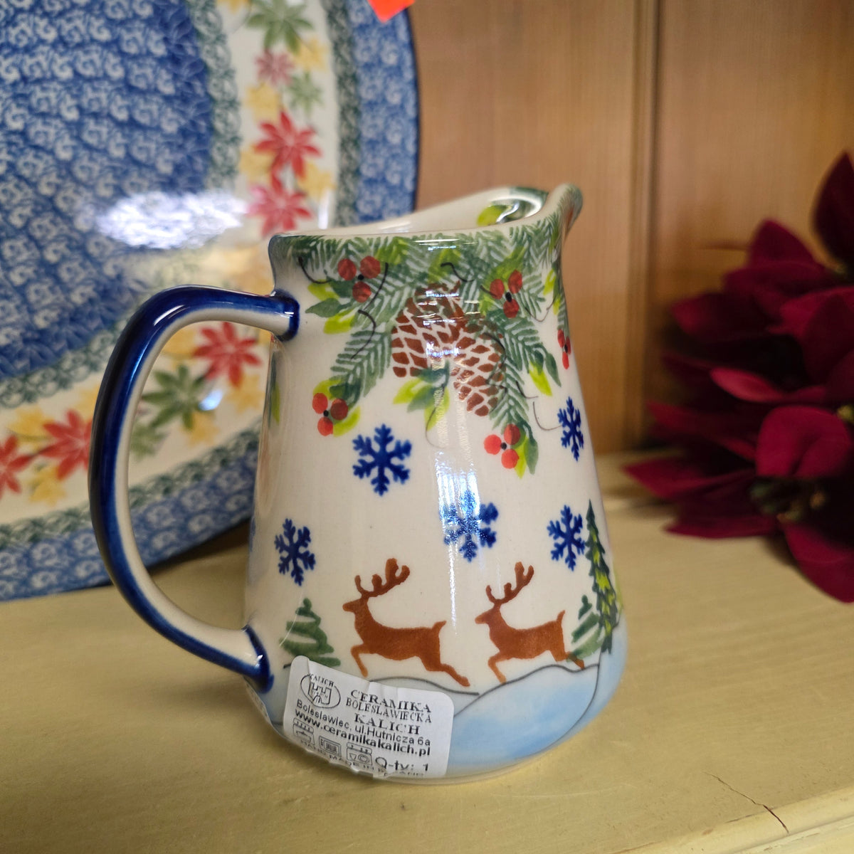 Pitcher 12 oz / 4.25"H ~ Reindeer 303
