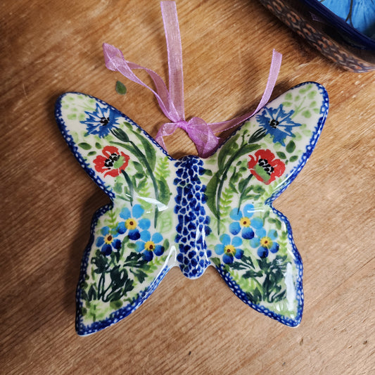 Butterfly 4" / Blue/green/red
