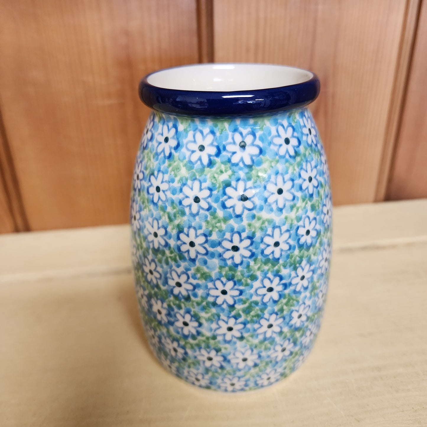 Vase ~ Milk Bottle Shape ~ 5"H 196-2252X Key Lime