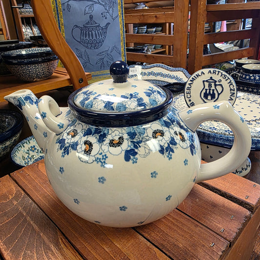 Teapot   1.75 Qt  444-2222X  Snow Poppy pf0526