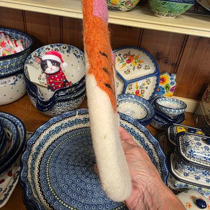 Trivet ~ Wool Cat 8" 6375