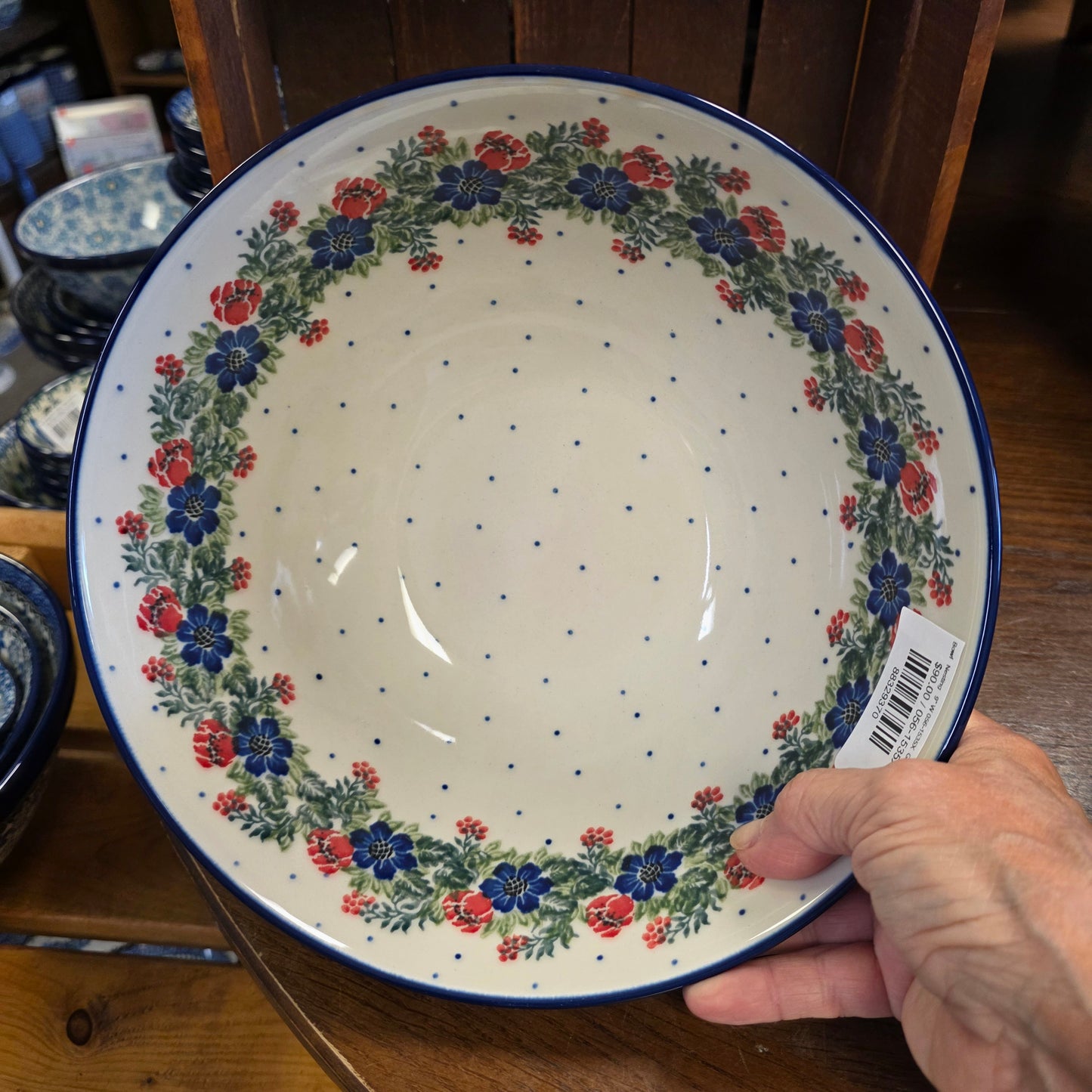 Bowl   Nesting   9" W 056-1535X  Garden Party pf0526