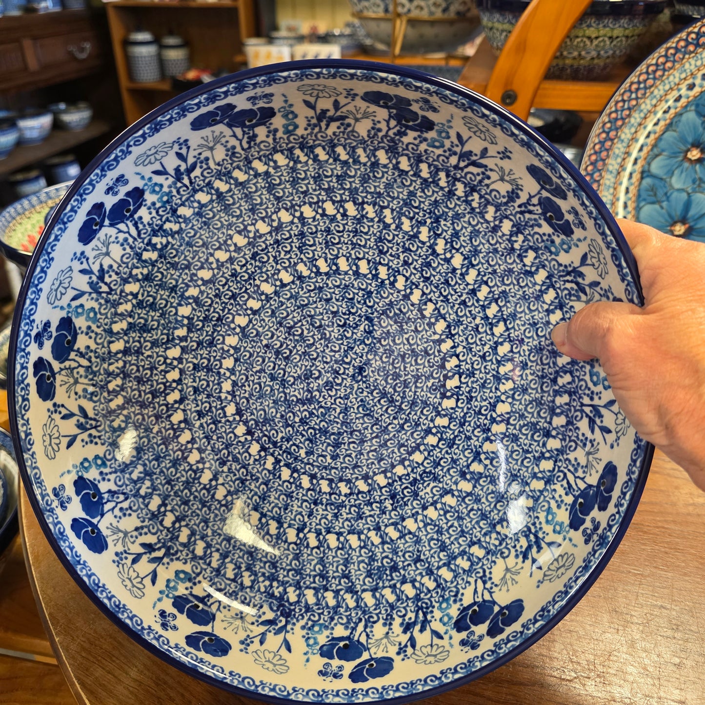 C36 ~ Bowl ~ Serving ~ Large ~ 10.5"    C36-2902X  Evening Poppy pf0526