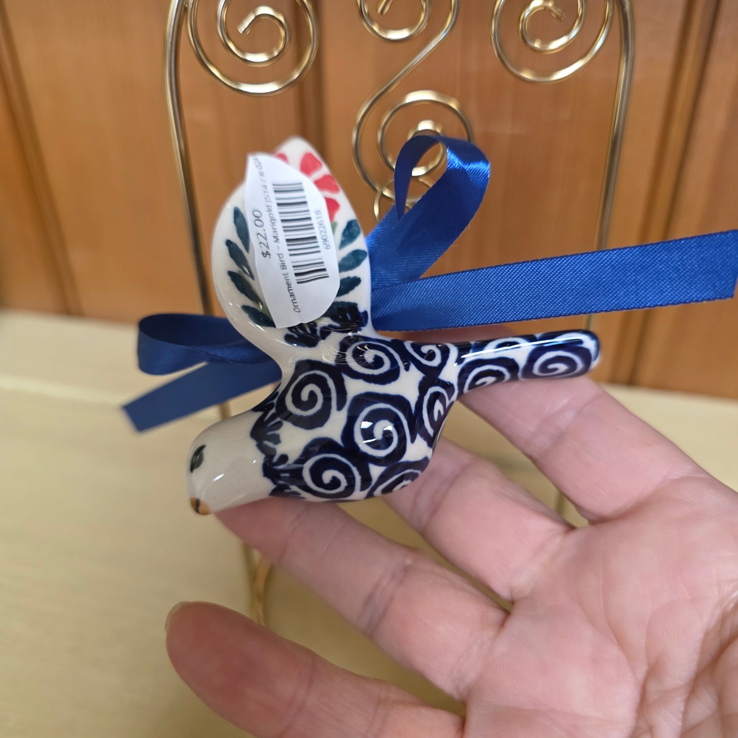 Ornament Bird ~ Marigold JS14