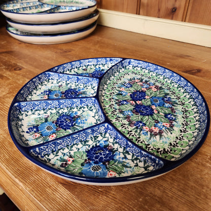 Plate ~ Divided Dish   10"  498-U4572  U4 pf0526