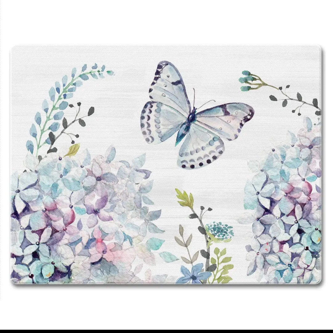 Cutting Board Butterfly / Counter Saver Glass 8" x 10". **Not Polish Pottery