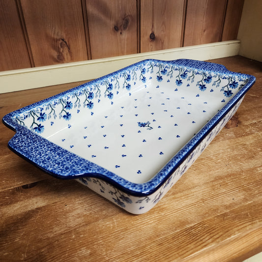 Baker ~ Rectangular w/handles A56-2524X Clover Fields