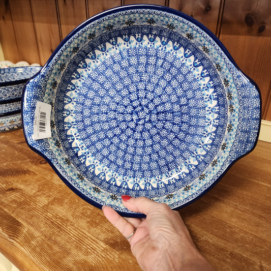 Baker   Round w/handles   10.25"  2187x Blue Yonder