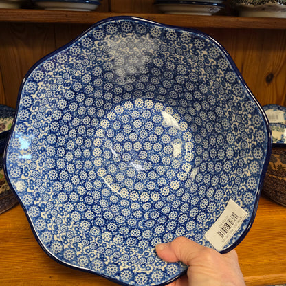 Bowl   Wavy Edge   Medium  10" 692-2615X  Midnight pf0526