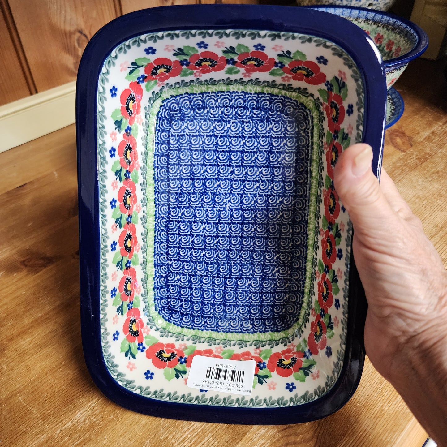 Baker   w/Grip Edge   7" x 9.75" 162-3219X  Danish Garden pf0526