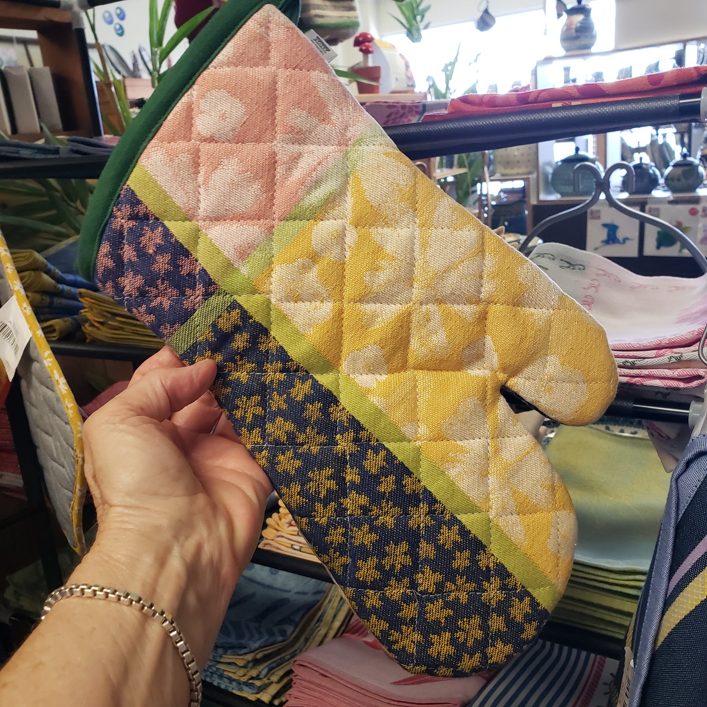 Mitt Jacquard Floral