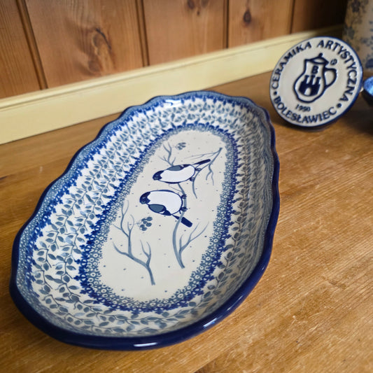 Tray   Scalloped Oval   6.25" x 12.5" A42-U4830  U3 pf0526