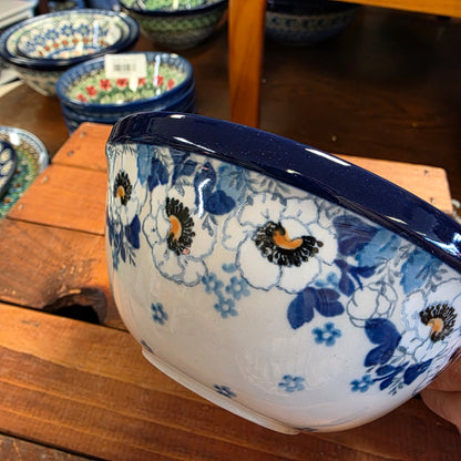 Bowl   Nesting Salad/Cereal   5.5" W 059-2222X  Snow Poppy pf0526