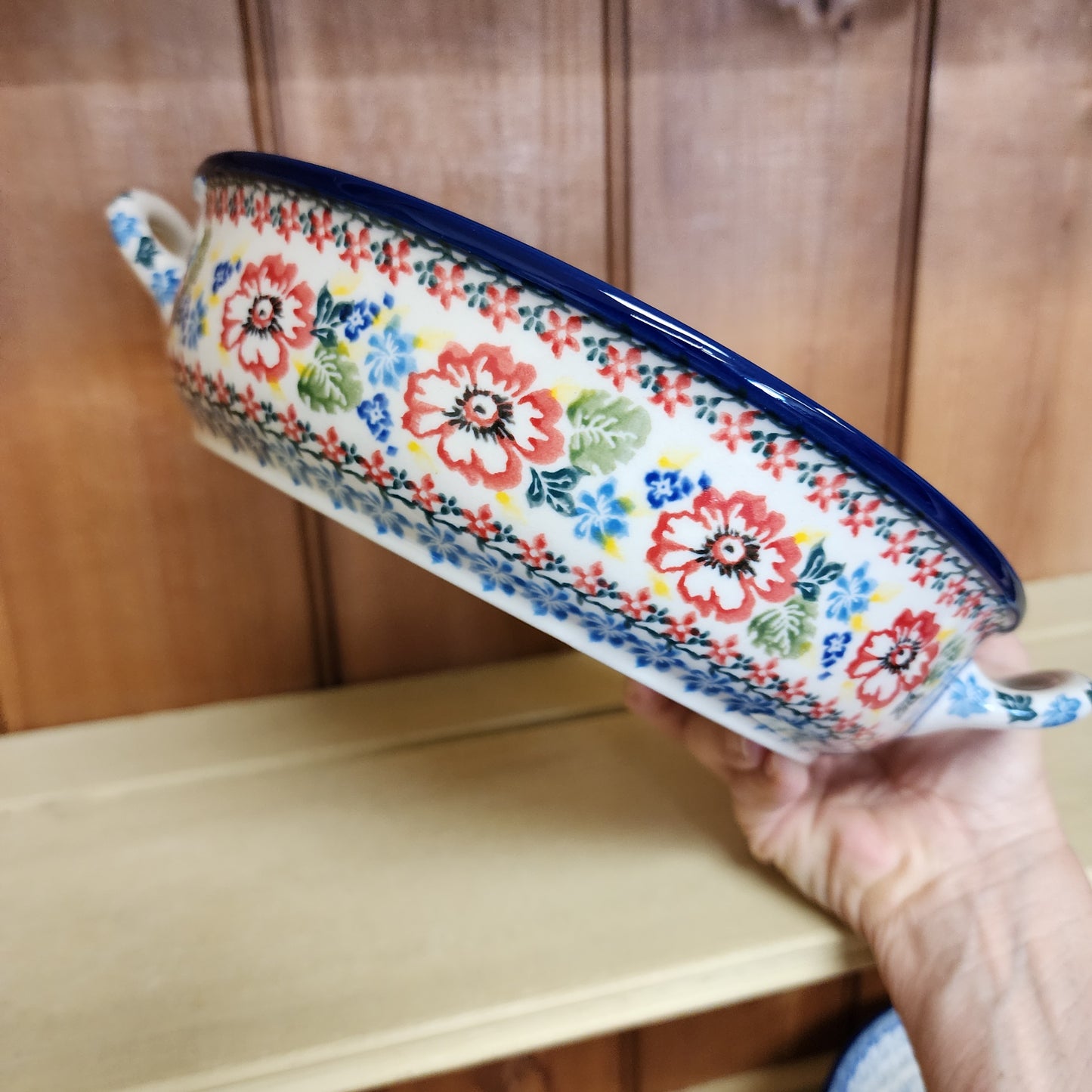 Round Baker w/handles - 9"     U3356 ~ U4