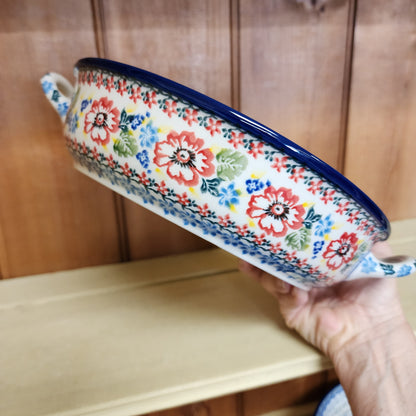 Round Baker w/handles - 9"     U3356 ~ U4