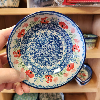 Bowl ~ 5" shallow B89 3220X ~ Whimsical Garden