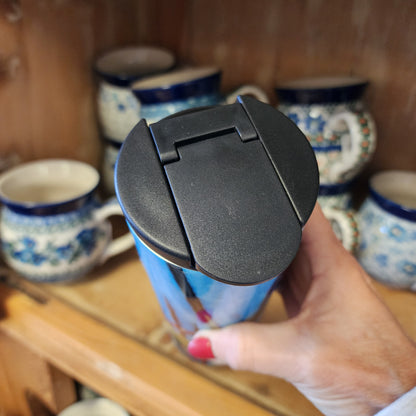 Tumbler / 17 oz  Dragonfly **NOT POLISH POTTERY