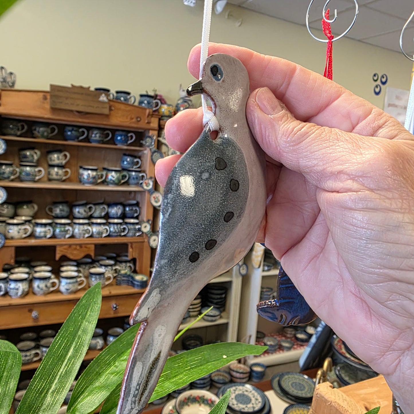 Ornament ~ Mourning Dove **NOT POLISH POTTERY**
