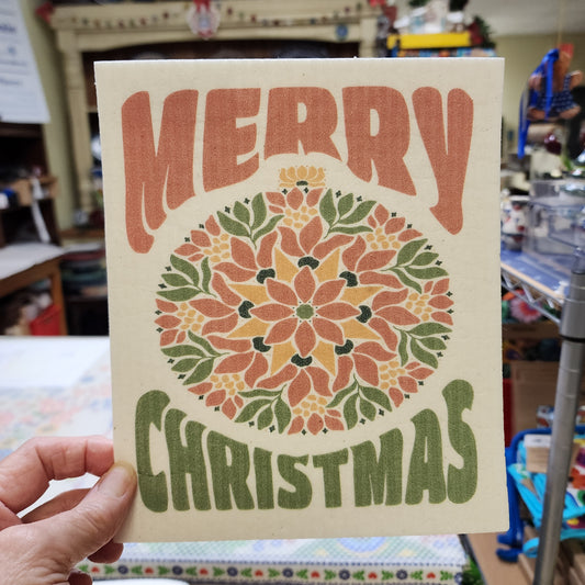 Dishcloth Merry Christmas  from Sweden