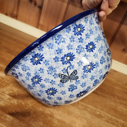 Bowl   Deep Mixing   4 Qt.   2999X ~Blue Dragonfly