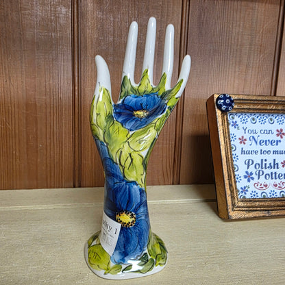 Hand / blue 7" / jewelry stand