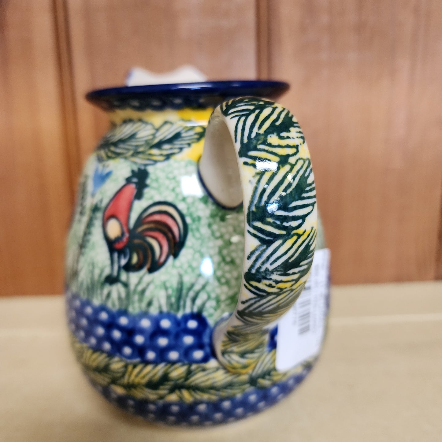 Pitcher ~ (1 qt) U2663 ~ U3 ~ Rooster ~ M. Kuczynska
