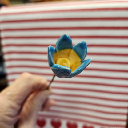 Ceramic Tulip turquoise