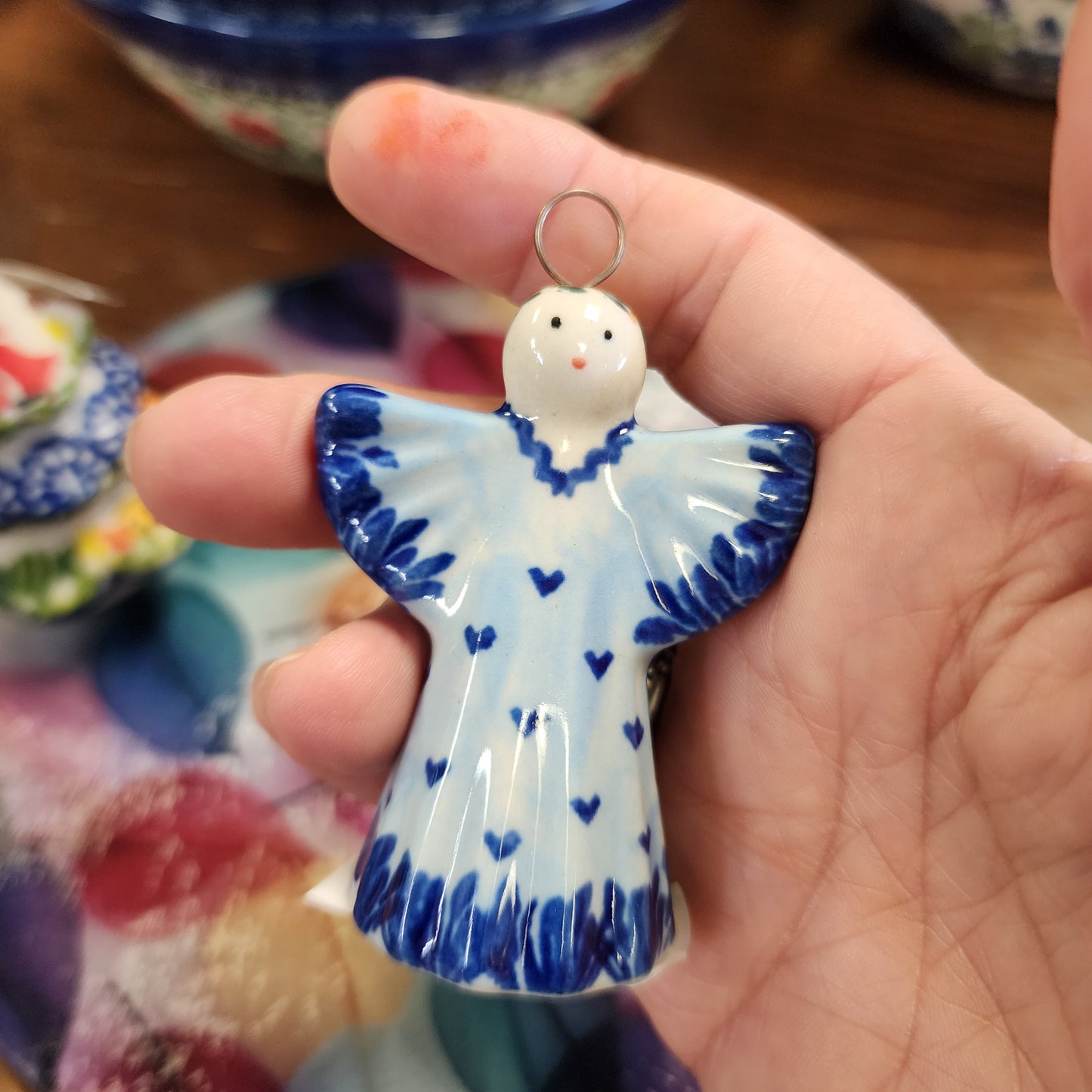 Angel ~ Blue 2.5" ornament