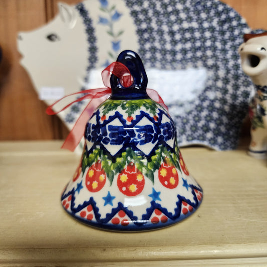 Bell red balls blue stars 3.5"