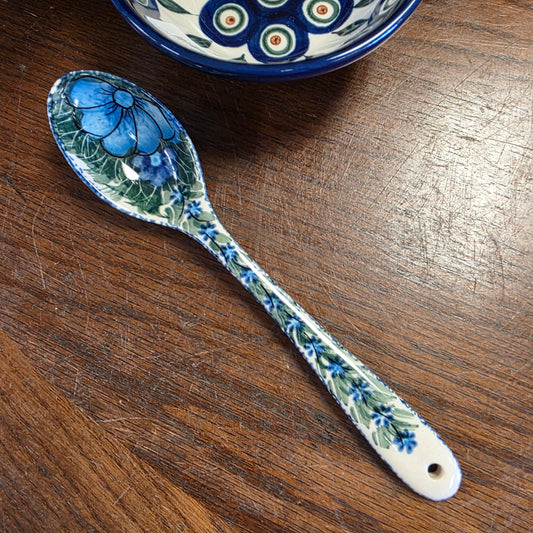 Spoon 8" blue/grey bold
