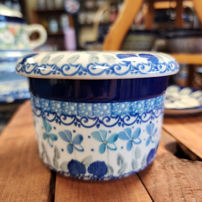 Butter Bell   3.75"W x 3"H  270-2751X  Blue Orchids pf0526