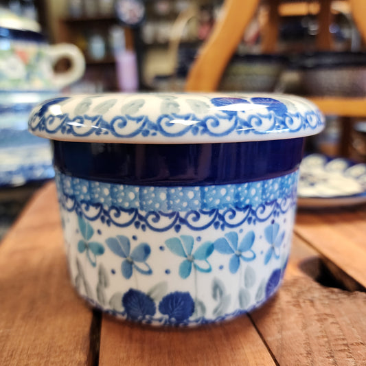 Butter Bell   3.75"W x 3"H  270-2751X  Blue Orchids pf0526