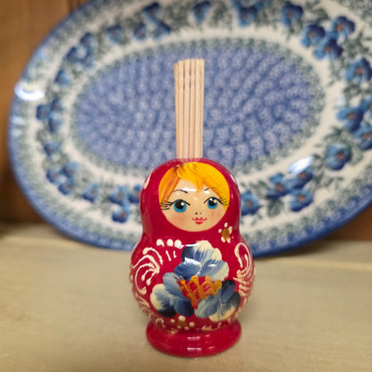Wooden (A~Red) toothpick holder