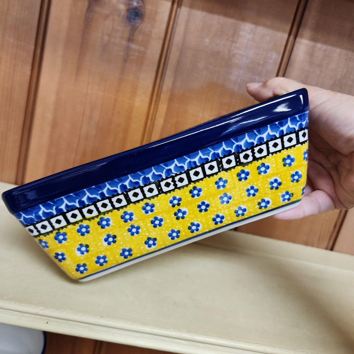 Baker ~ Loaf Pan ~ 7.75"w X 8"L 0859X ~ Sunburst