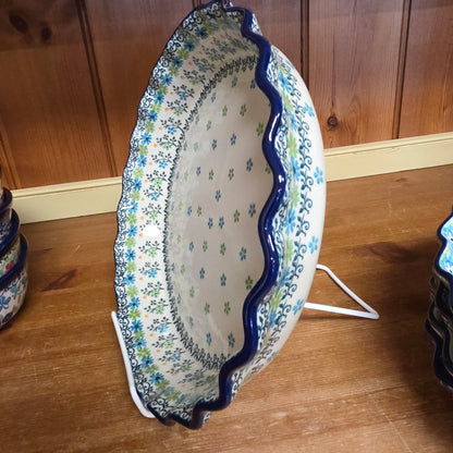 Pie Plate   Fluted   10"   2362X ~ Beach Sparkle