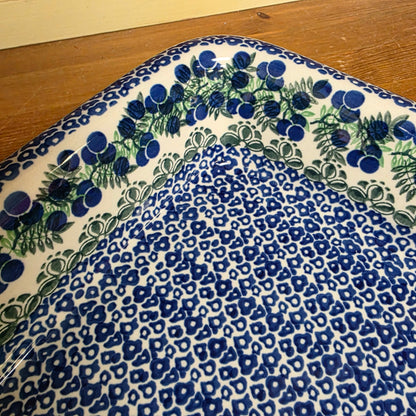 Baker   Rectangular w/Rim   Lasagna    11.25" x 13.75" 1413X ~ Huckleberry