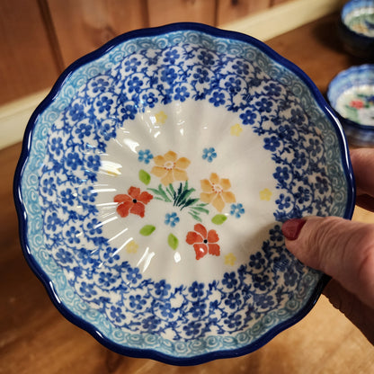 Bowl ~ Scalloped ~ 4.5" 3337X ~ Spring Palette