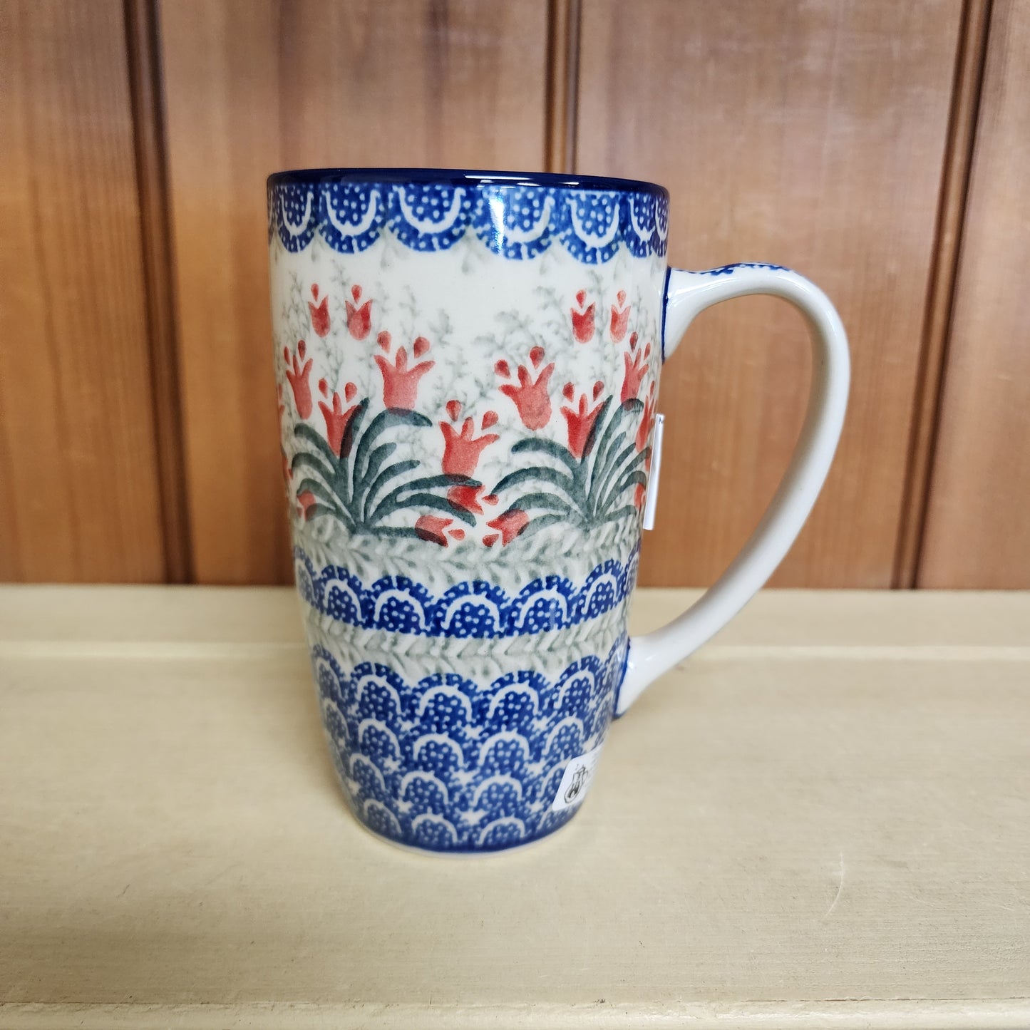 Mug 12 oz Tall Latte    C52-1437X  Crimson Bells pf0526