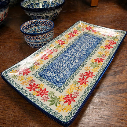 C26 ~ Rectangular Tray ~ 11.8x6.5"    C26-2533X  Maple Harvest pf0526