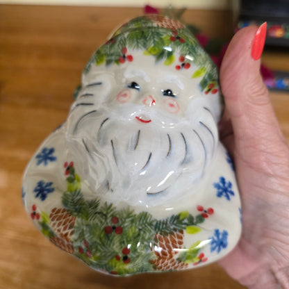 Santa Jar ~ 8" H. reindeer 303  Kalich