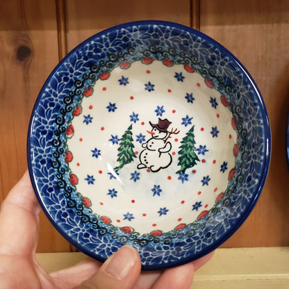 Bowl ~ Nesting 5"W 556-U4661  Snowman T Liana   1.5 cups