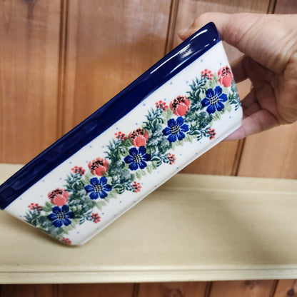 Baker ~ Loaf Pan ~ 7.75"w X 8"L 1535X ~ Garden Party
