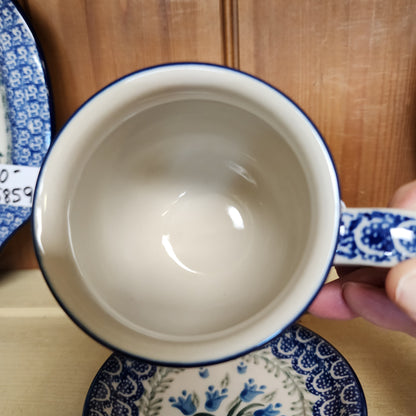 Mug w/Infuser and Saucer   12 oz.    1432X ~ Blue Bells