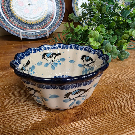 Bowl Ramekin fluted 916-2675 Bird