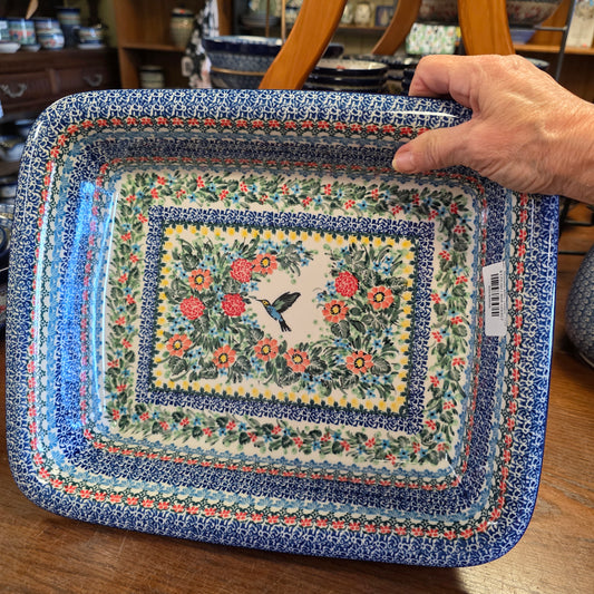 Baker   Rectangular w/Rim   Lasagna    11.25" x 13.75" U3357 ~ U3