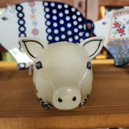 Salt Pig ~ Marigold JS14 / sponge holder (6"x3.5")