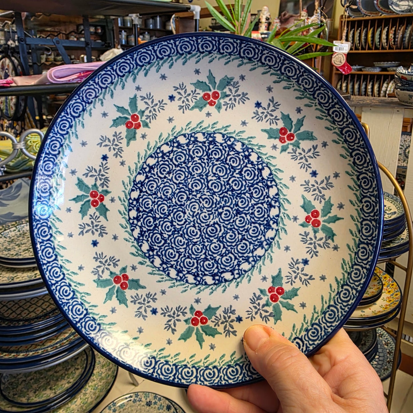 Plate   7.75" Dessert    2973X ~ Winter Holly