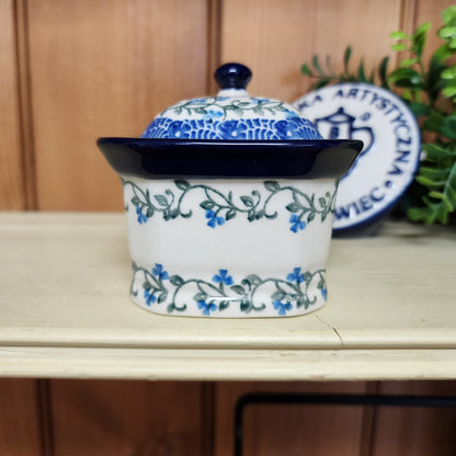 Box Covered Container   3.25"H x 3.5"W x 4.5"L  385-1932X  Song Bird pf0526