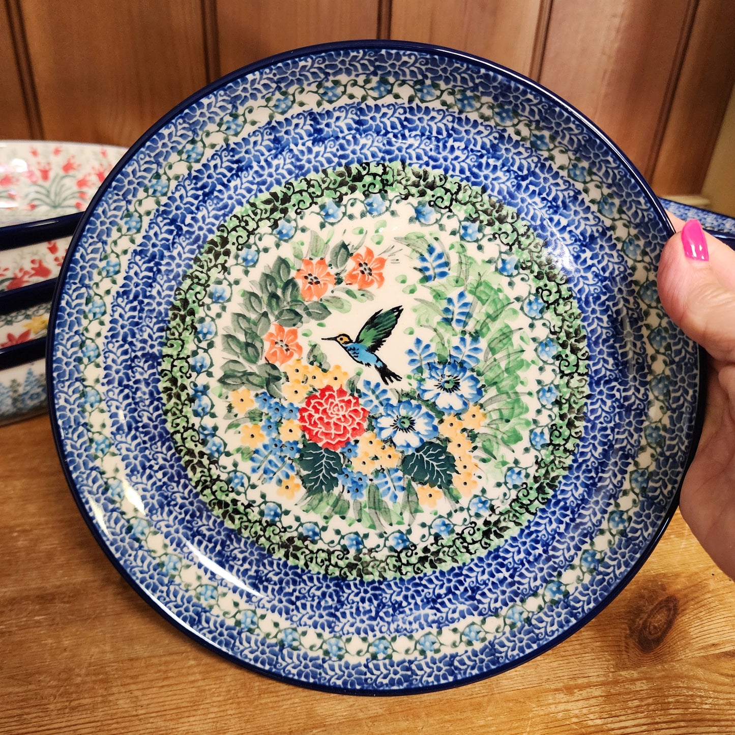 Plate ~ Rimmed ~ 9" 302-U3271 pf0425